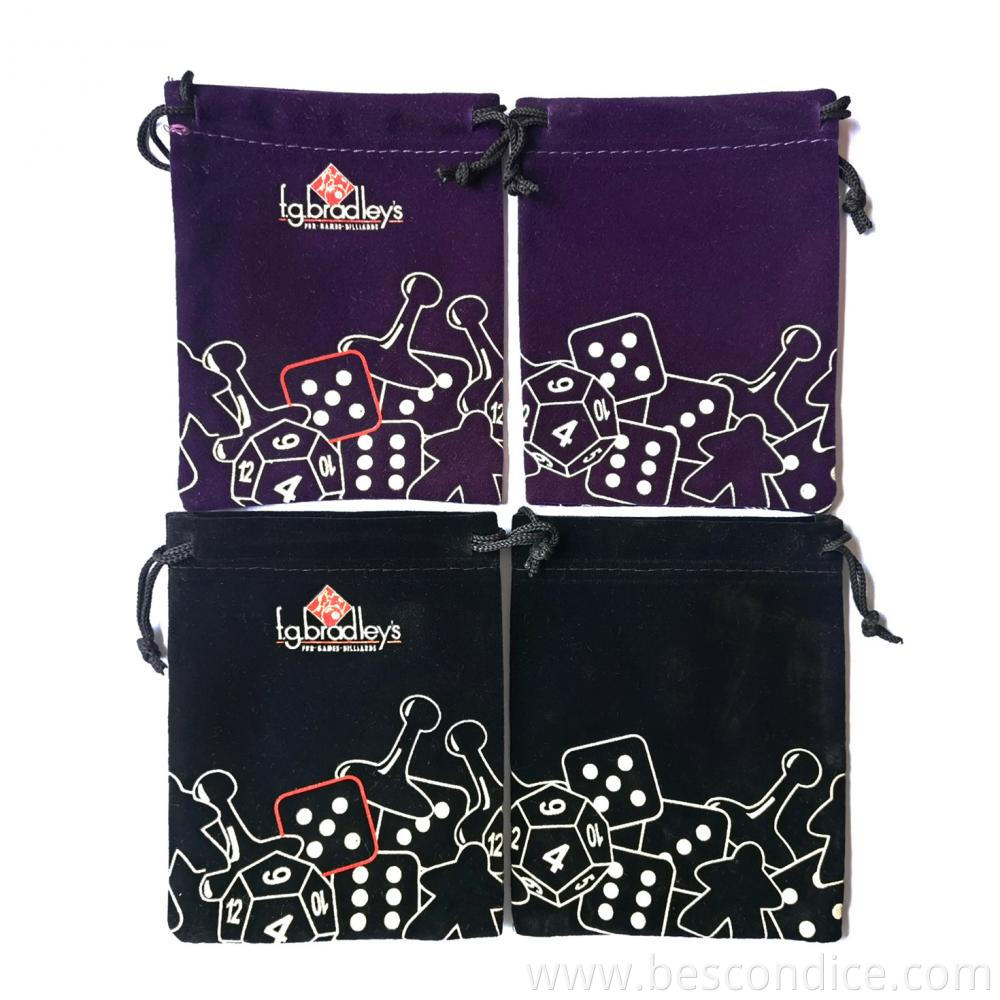 Customized Printing Lined Dice Handbag 1 Customized Printing Lined Dice Handbag 1